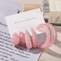 European And American Creative New Retro C Letter Earrings Set 3 Pairs Set main image 5