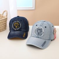 Embroidered Tiger Cowboy Baseball Cap Children's Sun Hat main image 5