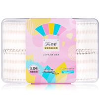 Double-sided Thick Cotton Boxed 120 Pieces Makeup Remover Cotton main image 6