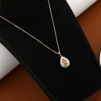 Classic Wild Temperament Fashion Water Drop Sweater Chain sku image 1