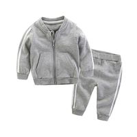 Ensemble De Vêtements Pour Enfants Veste À Glissière Ensemble De Deux Pièces De Sport main image 4