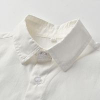 Children's Gentleman Set Korean Short-sleeved Shirt Fashion Suspender Shorts Two-piece Set main image 4