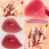 Queen's Scepter Shape Dual-use Lip Mud Matte Lipstick Waterproof Non-stick Cup Lipstick main image 4