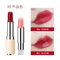 Fashion Peach Color Lipstick Set Long-lasting Non-discoloring Lipstick sku image 5