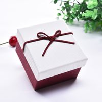 Simple Style Solid Color Paper Jewelry Boxes sku image 5