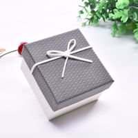 Simple Style Solid Color Paper Jewelry Boxes sku image 6