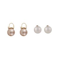 Retro Big Pearl Earrings Female Korean Fashion Earrings 2021 New Trendy Ear Jewelry main image 6