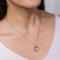 Modetrend Unregelmäßige Runde Hohle Natürliche Farbe Abalone Halskette Weiblich main image 5