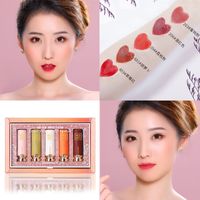 Inlaid Diamond Lipstick Set Student Makeup Lipstick 5 Gift Boxes main image 1