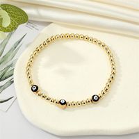 Retro Ethno-stil Auge Goldene Perlenarmband Armband Türkisches Teufelsauge Armband Weiblich sku image 4