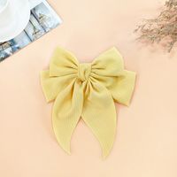 Korean Bow Hairpin Chiffon Double Spring Clip Fashion Hairclip sku image 3