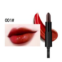 Dreifarbiger Lippenstift Matt Mehrfarbig Dauerhaft Feuchtigkeitsspendender Antihaft-cup Lippenstift sku image 1