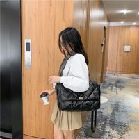 Autumn And Winter Fashion Solid Color Geometric Messenger Bags main image 4