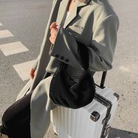 New Autumn And Winter Simple Solid Color Plush Bag main image 5