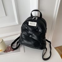 Fashion Casual School Bag Texture Space Cotton Ladies Backpack main image 4