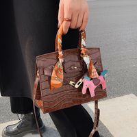 Autumn And Winter Bags 2021 New Bags Female Bags Crocodile Pattern Portable Bag main image 3