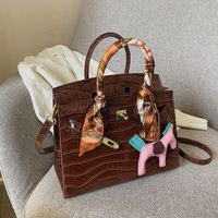 Autumn And Winter Bags 2021 New Bags Female Bags Crocodile Pattern Portable Bag main image 4