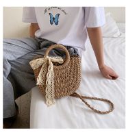 Lightweight Vegetable Basket Straw Woven Small Bag New Trendy Fashion Lace Female Bag main image 1