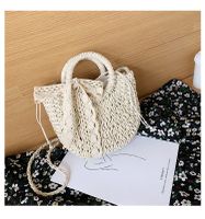 Lightweight Vegetable Basket Straw Woven Small Bag New Trendy Fashion Lace Female Bag main image 3