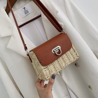 New Retro Straw Woven Bag 2021 Summer New Woven Female Bag Beach Bag main image 1