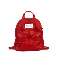 Fashion Casual School Bag Texture Space Cotton Ladies Backpack sku image 2