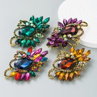 Retro Personality Creative Crystal Glass Diamond Brooch Fashion Corsage Wholesale main image 2