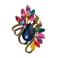 Retro Personality Creative Crystal Glass Diamond Brooch Fashion Corsage Wholesale main image 8