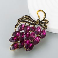 Exaggerated Personality Fashion Trend Colorful Crystal Dazzling Rhinestone Alloy Brooch main image 5