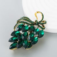 Exaggerated Personality Fashion Trend Colorful Crystal Dazzling Rhinestone Alloy Brooch main image 6