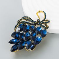 Exaggerated Personality Fashion Trend Colorful Crystal Dazzling Rhinestone Alloy Brooch main image 7