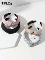 European And American New Style Wide-brimmed Fabric Hair Accessories Knotted Headband main image 5