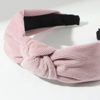 European And American New Style Wide-brimmed Fabric Hair Accessories Knotted Headband main image 3