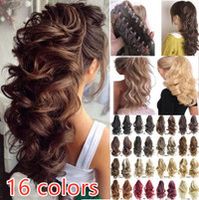 Small Wave Claw Clip Ponytail Curly Hair Lady Curly Hair Wavy Wig sku image 13