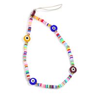 European And American Fashion Ethnic Style Colored Soft Ceramic Mobile Phone Lanyard Wholesale main image 4