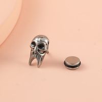 Gothic Personality Retro Skull Earrings European And American Stainless Steel Piercing Jewelry main image 3