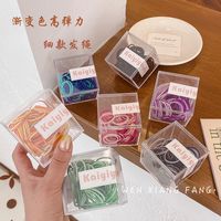 100 Piece Cute Candy Color Tie Head Rubber Band Head Rope main image 3