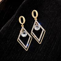 Rhinestone-shaped Earrings Fashion Exquisite New Trendy All-match Earrings main image 3