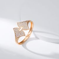 European Leaf Open Diamond Retro Fan-shaped Jewelry Bracelet main image 4