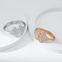 European Leaf Open Diamond Retro Fan-shaped Jewelry Bracelet main image 5