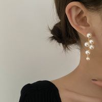 Pearl Tassel Earrings Retro New Fashion Earrings Earrings main image 1