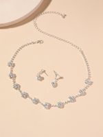 Women's Fashion Twisted Splicing Necklace And Earring Set main image 4