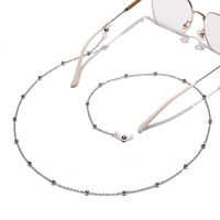Fashion Simple Mask Rope Clip Bead Metal Chain Glasses Chain Metal main image 4