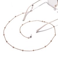 Fashion Simple Mask Rope Clip Bead Metal Chain Glasses Chain Metal main image 5
