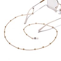 Fashion Simple Mask Rope Clip Bead Metal Chain Glasses Chain Metal main image 6