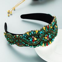 European And American Baroque Gem Decoration Retro Full Diamond Headband sku image 2
