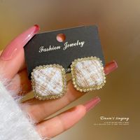 New Trendy Simple Fruit Earrings Autumn And Winter Flocking Cute Earrings sku image 18