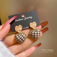 New Trendy Simple Fruit Earrings Autumn And Winter Flocking Cute Earrings sku image 21