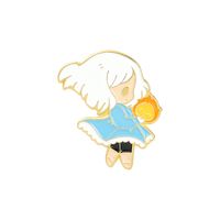 European Cute Baby Brooch Cartoon Little Girl Cute Cowboy Badge sku image 1