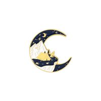 Amerikanische Neue Exquisite Sternenklare Nachtansicht Kaffeeporzellan Flaschenbrosche sku image 6