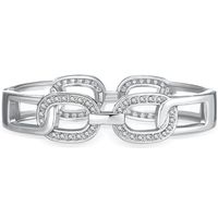 Amerikanisches Diamant-hohlmetall-luxusarmband Mit Öffnungslicht sku image 2